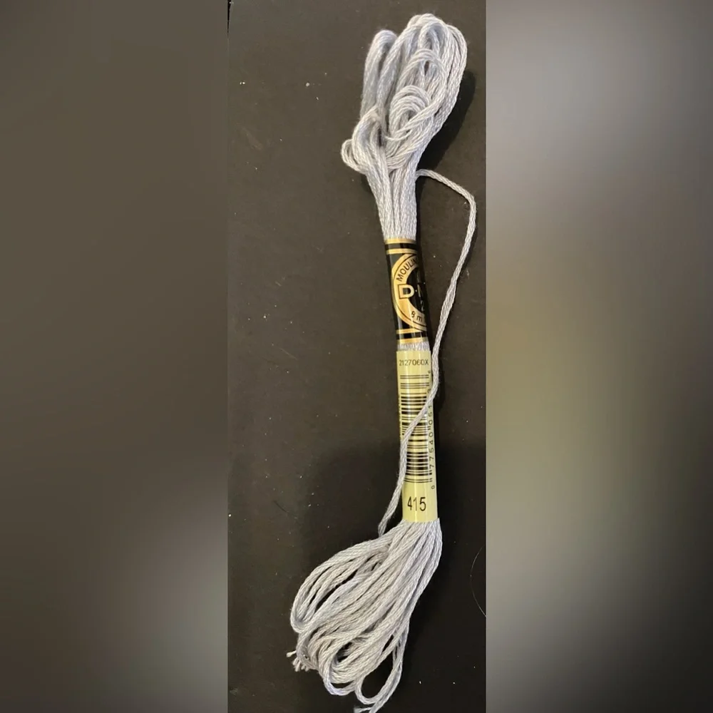 DMC Embroidery Floss In Grey New